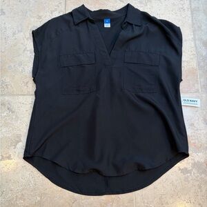 Old Navy Black Womens Sleeveless Top- NWT